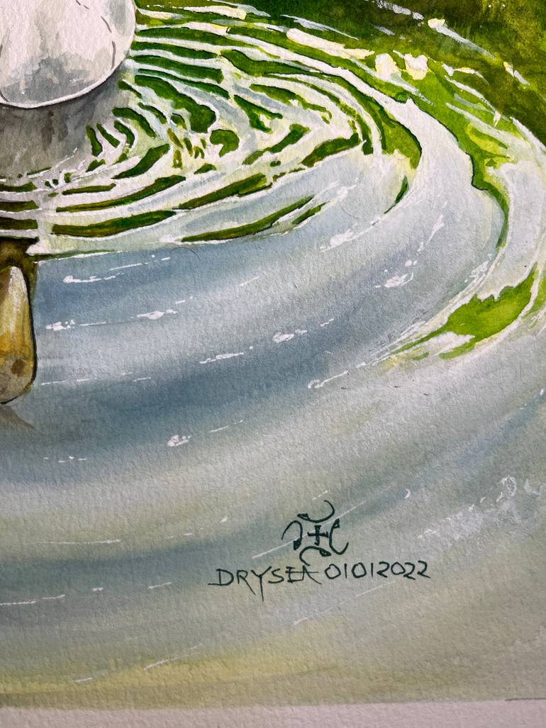 Original Other Water Painting by Srinivas Yc