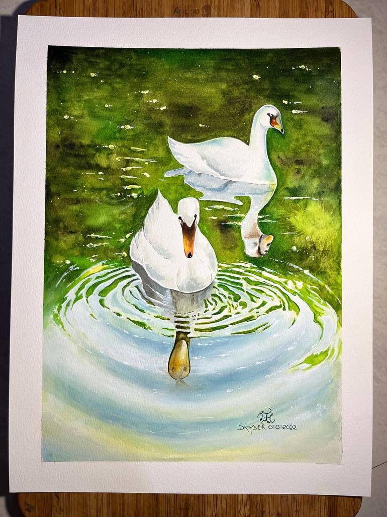 Original Other Water Painting by Srinivas Yc