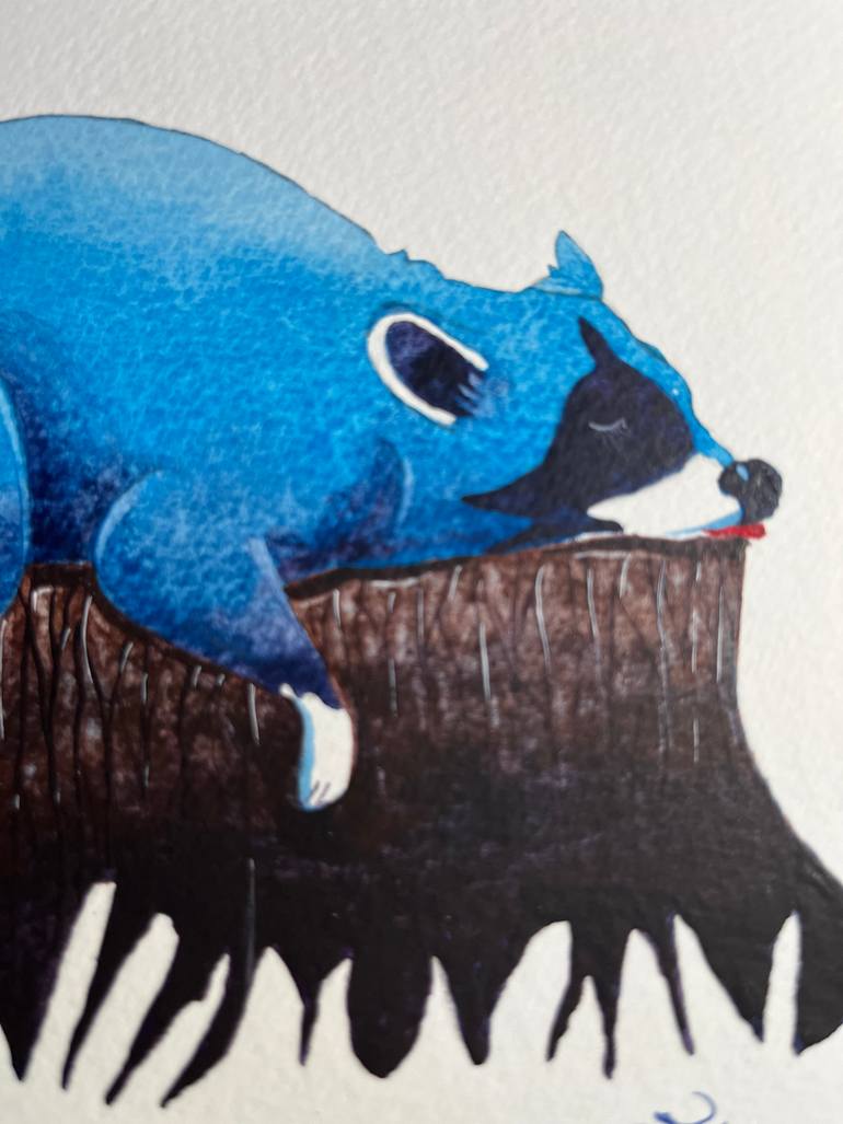 Original Other Animal Painting by Srinivas Yc