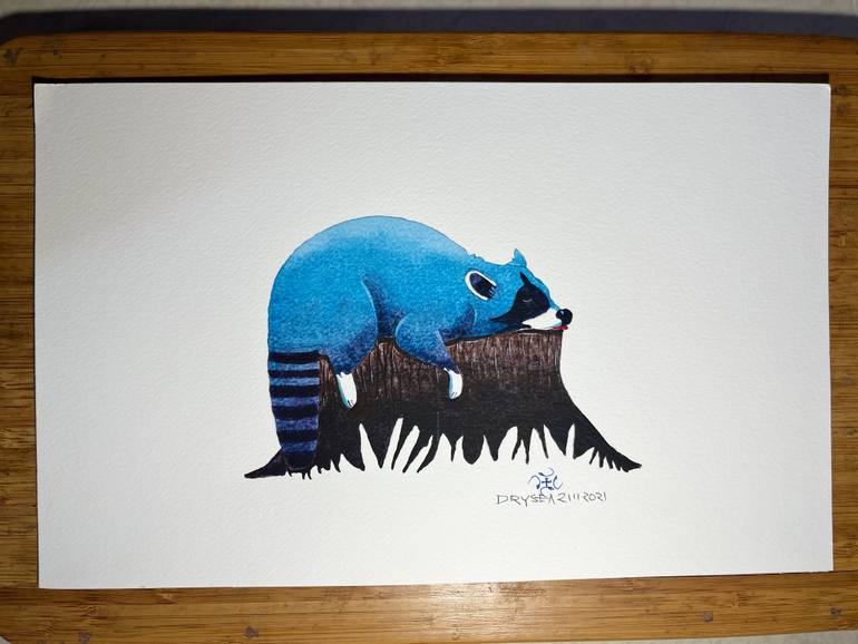 Original Other Animal Painting by Srinivas Yc
