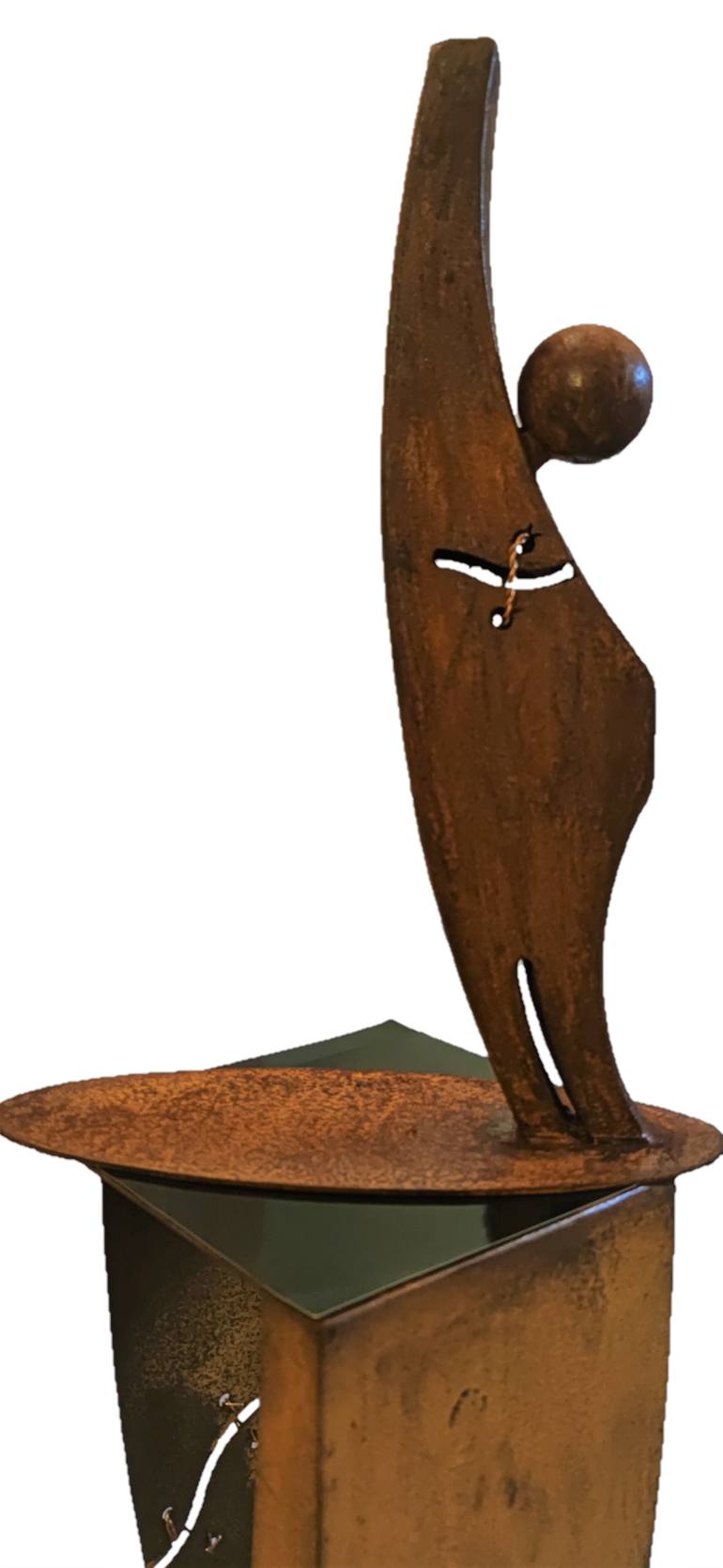 Original Abstract Expressionism Abstract Sculpture by Dragomir Lucian