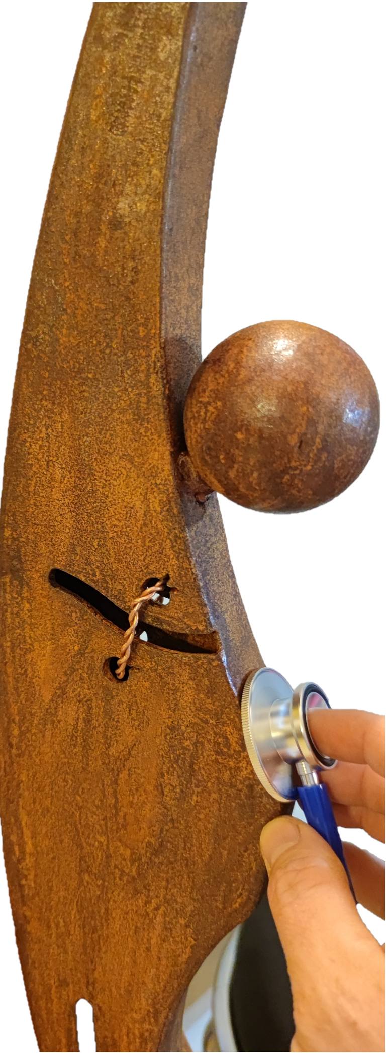 Original Abstract Expressionism Abstract Sculpture by Dragomir Lucian