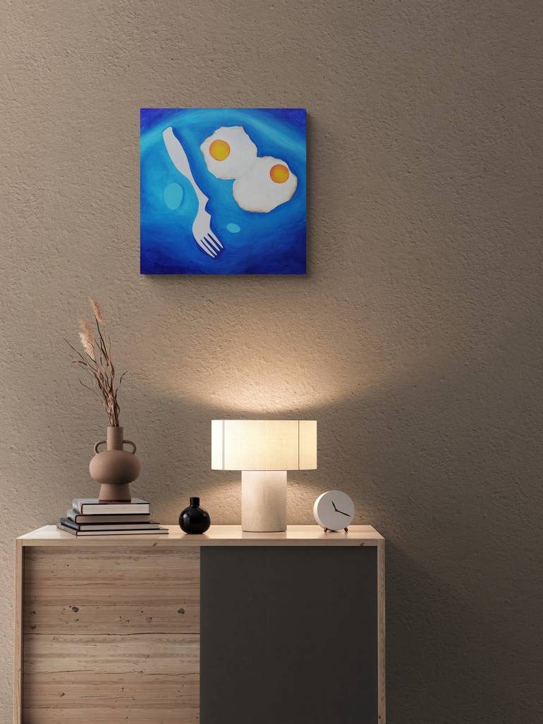 Original Abstract Still Life Painting by Peter Vamosi