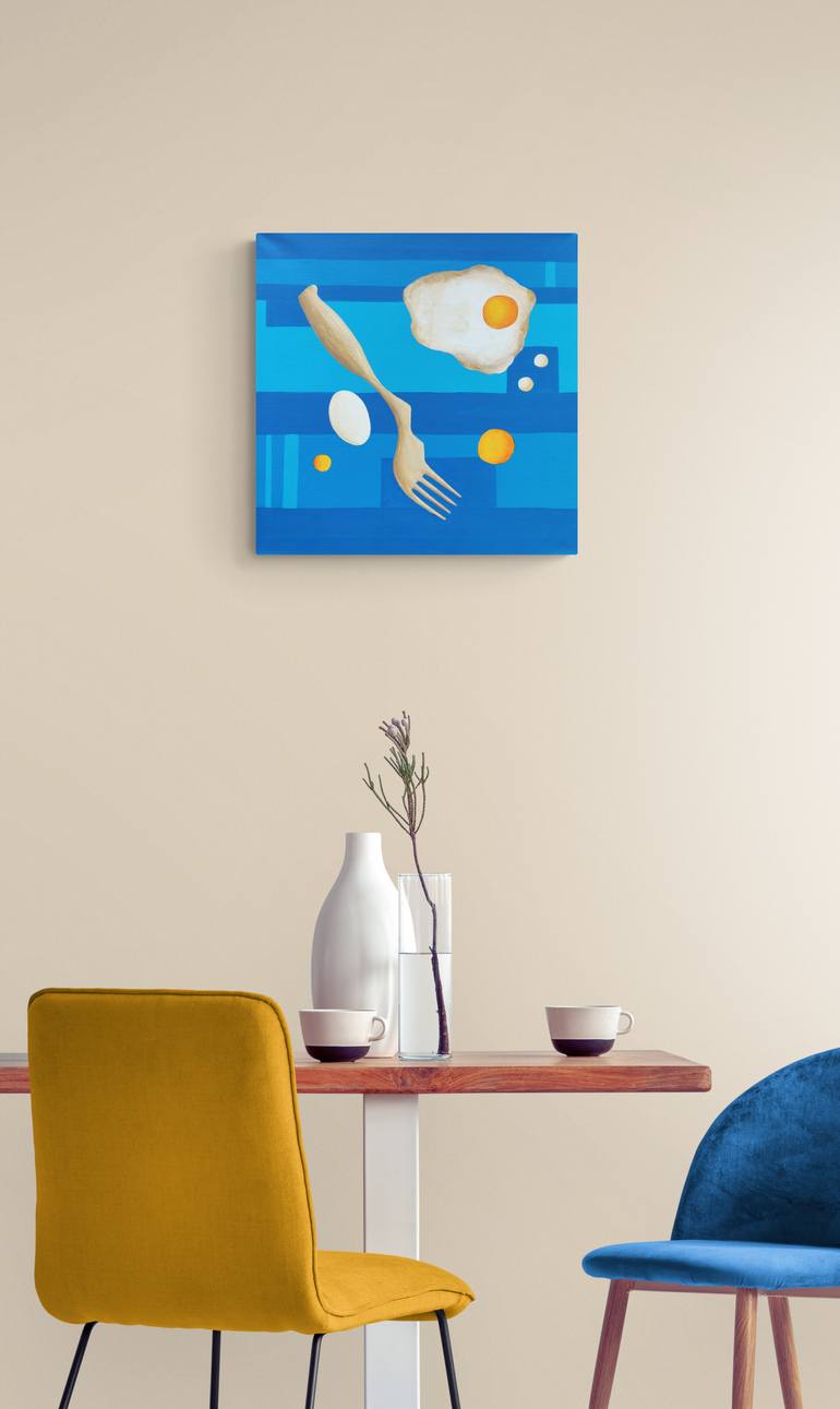 Original Abstract Still Life Painting by Peter Vamosi