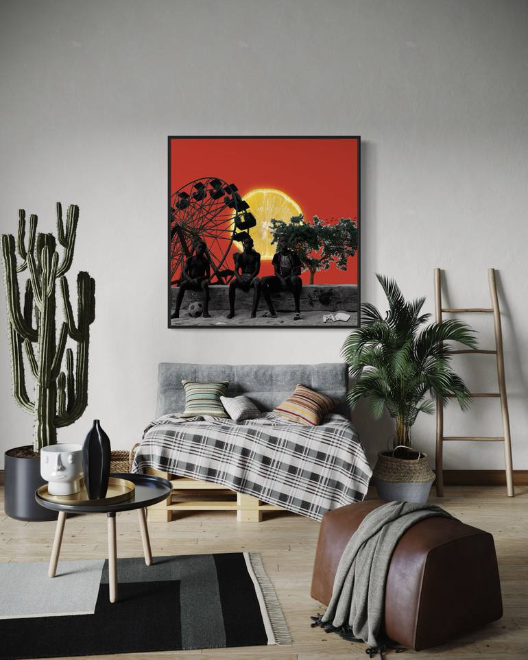 Original Digital Art People Collage by Folu Oyefeso