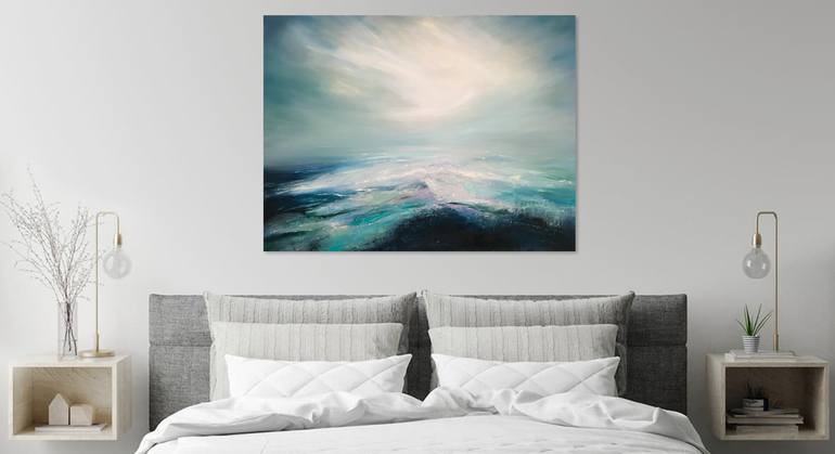 Original Abstract Expressionism Seascape Painting by Tessa Houghton