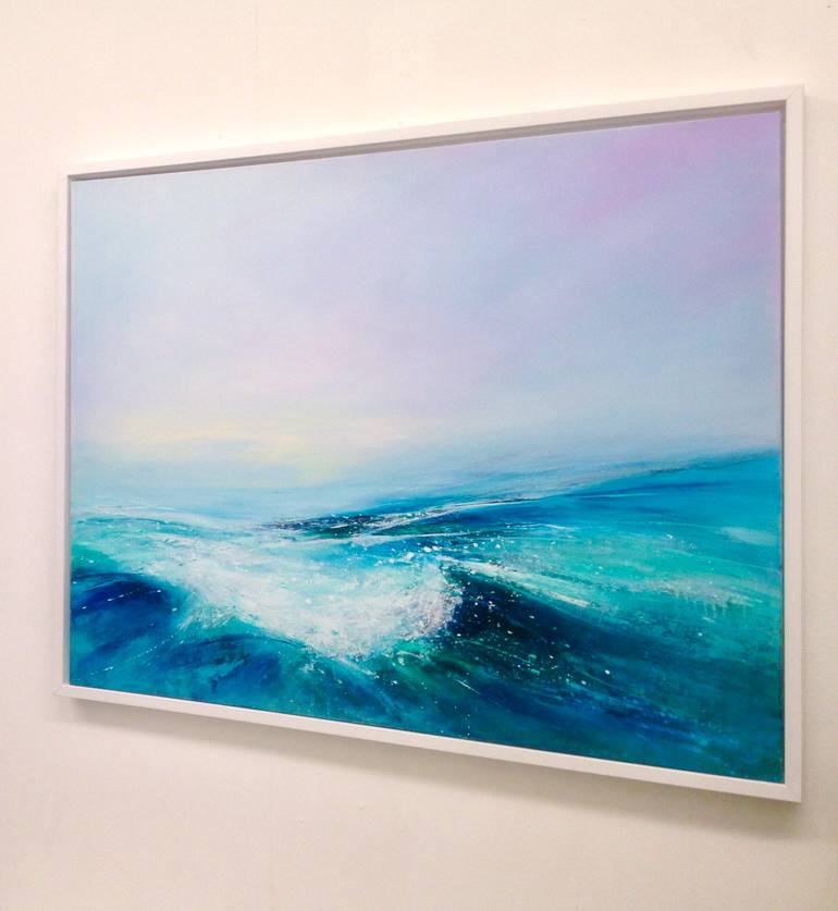 Original Abstract Expressionism Seascape Painting by Tessa Houghton