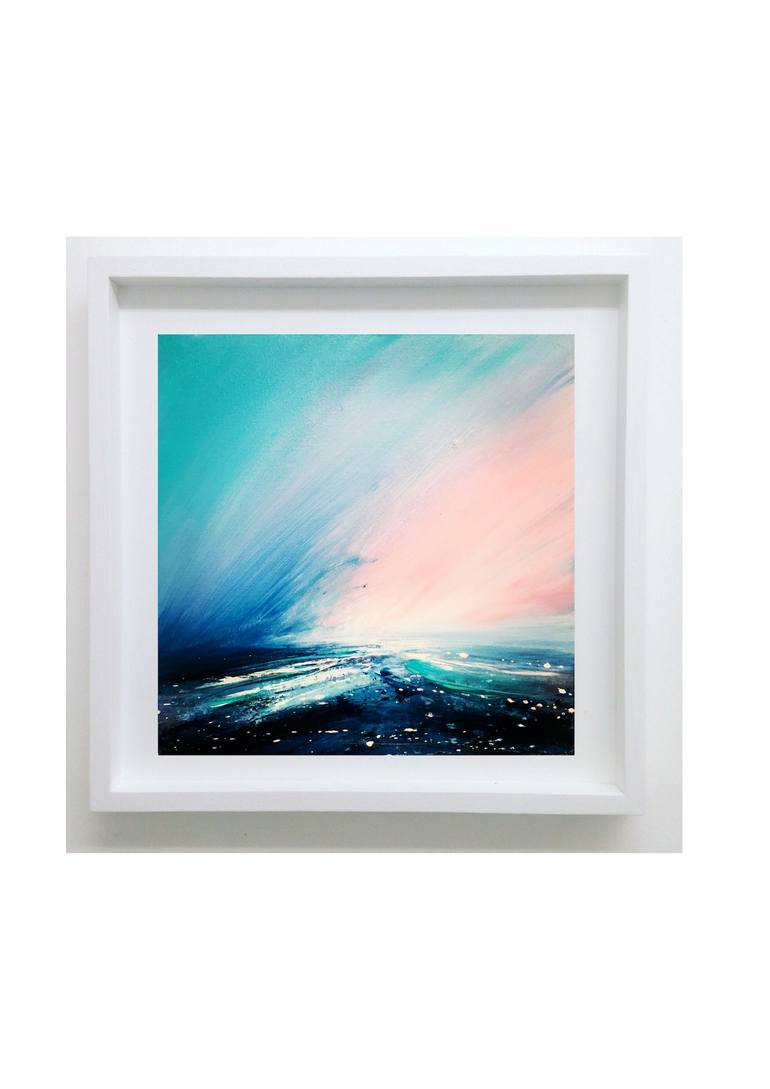 Original Expressionism Seascape Painting by Tessa Houghton