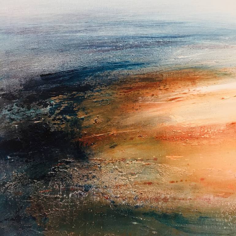 Original Abstract Expressionism Landscape Painting by Tessa Houghton