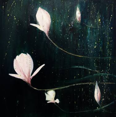 Original Expressionism Botanic Paintings by Tessa Houghton