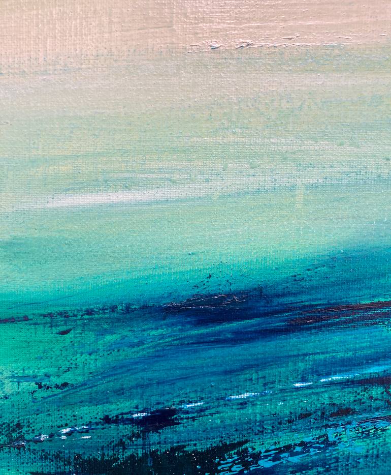 Original Fine Art Seascape Painting by Tessa Houghton