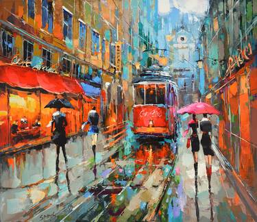 Original Fine Art Cities Paintings by Dmitry Spiros