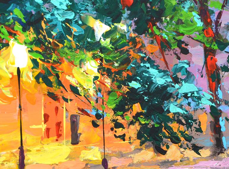 Original Impressionism Cities Painting by Dmitry Spiros