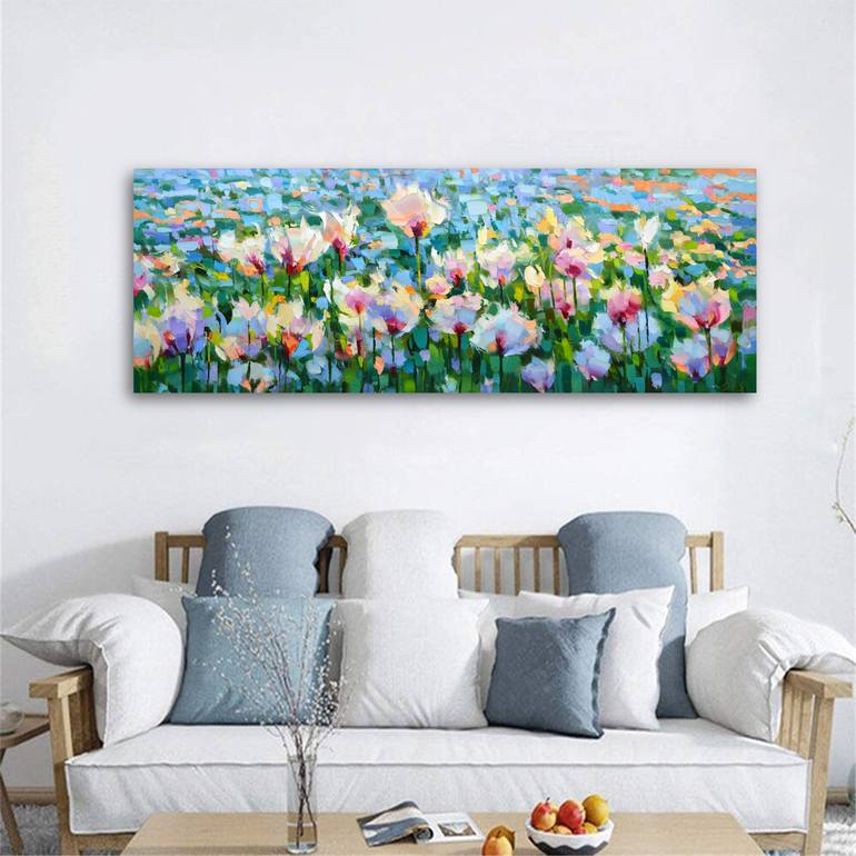 Original Contemporary Floral Painting by Dmitry Spiros