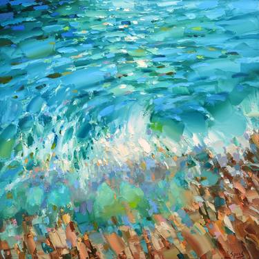 Original Abstract Expressionism Landscape Paintings by Dmitry Spiros