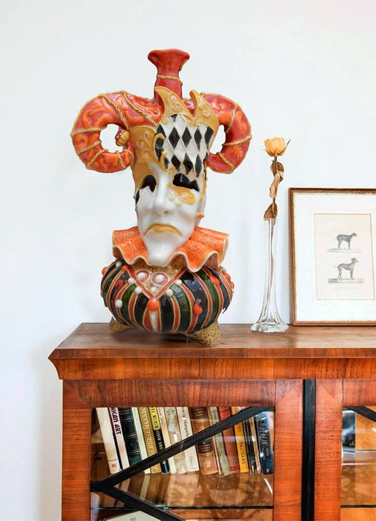 Original Abstract Expressionism Pop Culture/Celebrity Sculpture by Dmitry Spiros