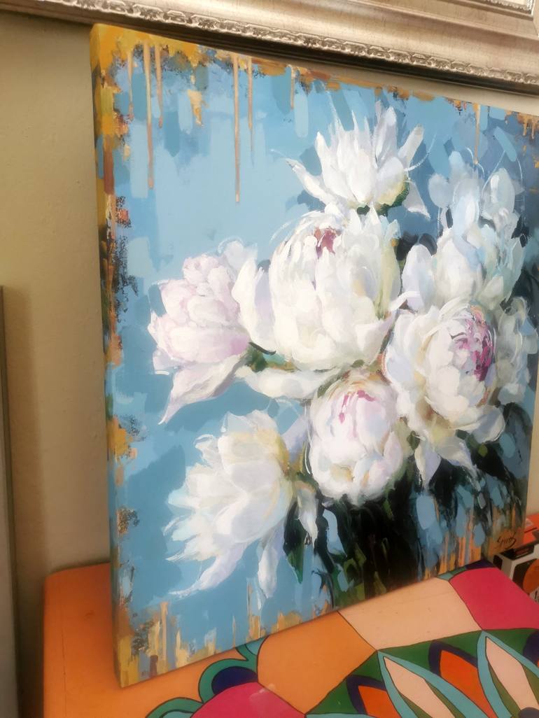 Original Floral Painting by Dmitry Spiros