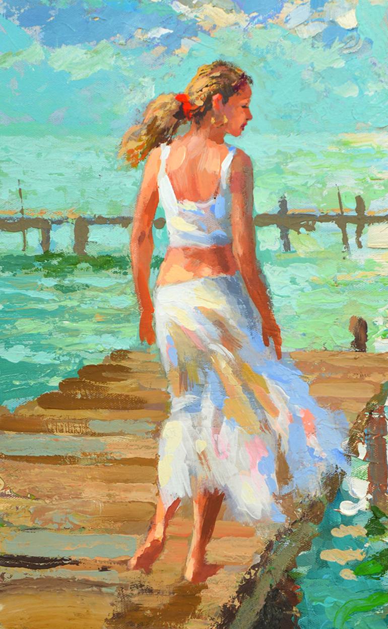 Original Contemporary Seascape Painting by Dmitry Spiros