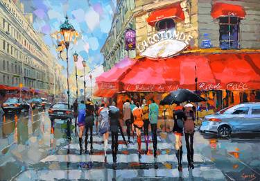 Original Contemporary Cities Paintings by Dmitry Spiros