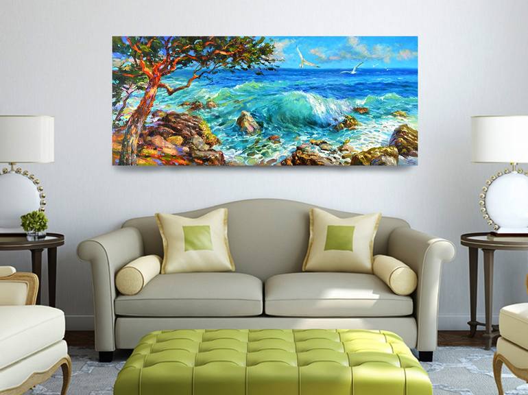 Original Seascape Painting by Dmitry Spiros