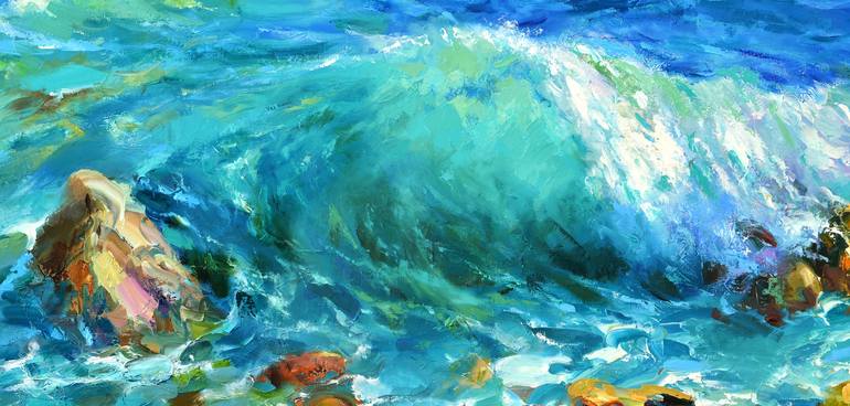 Original Seascape Painting by Dmitry Spiros