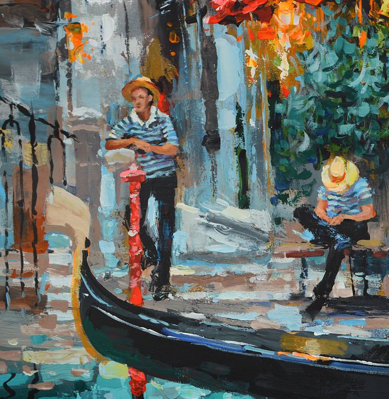 Original Contemporary Cities Painting by Dmitry Spiros