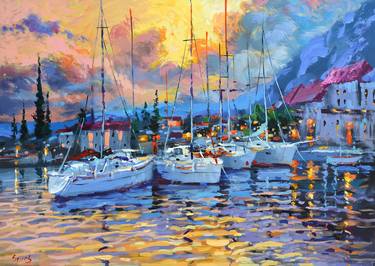 Original Expressionism Landscape Paintings by Dmitry Spiros