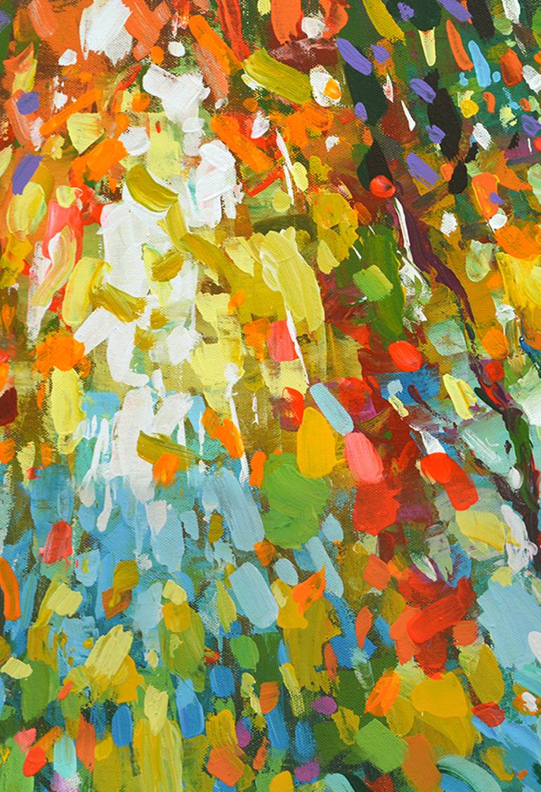 Original Abstract Expressionism Landscape Painting by Dmitry Spiros