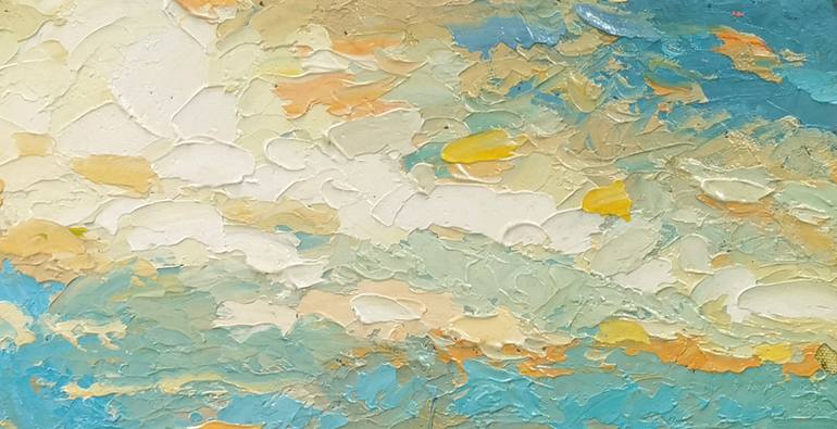 Original Expressionism Boat Painting by Dmitry Spiros