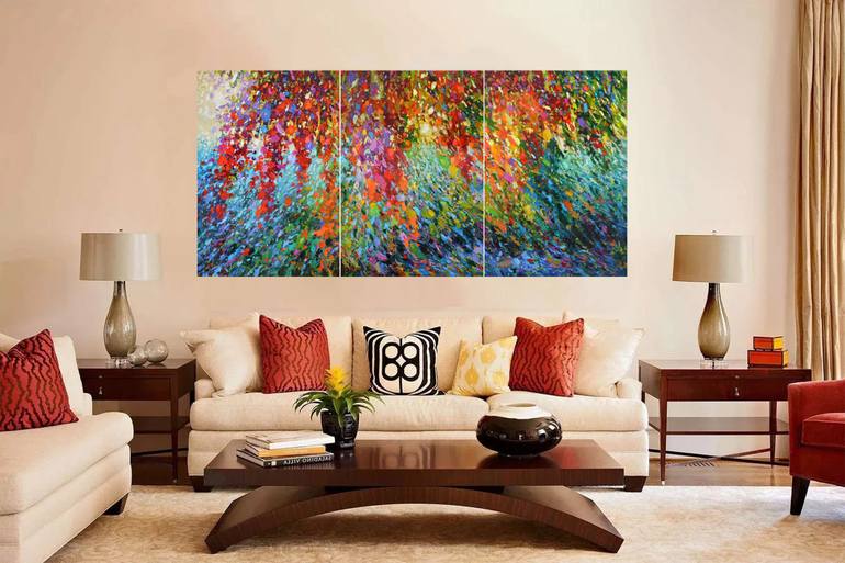 Original Abstract Expressionism Abstract Painting by Dmitry Spiros