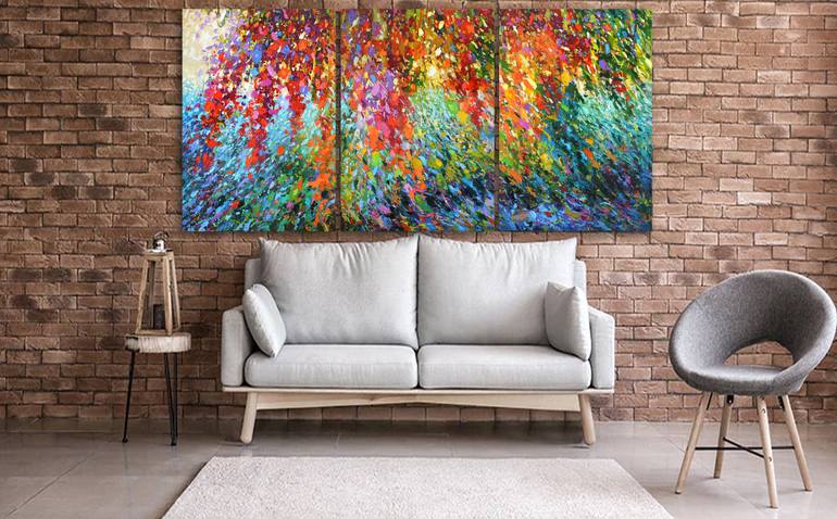 Original Abstract Expressionism Abstract Painting by Dmitry Spiros