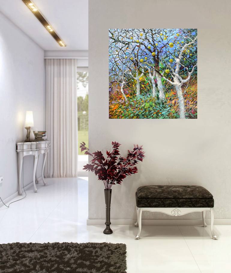Original Expressionism Landscape Painting by Dmitry Spiros