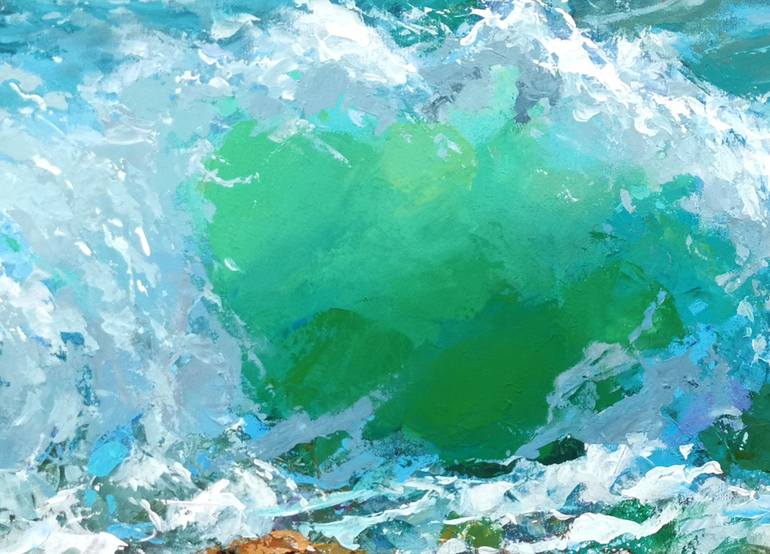 Original Expressionism Seascape Painting by Dmitry Spiros