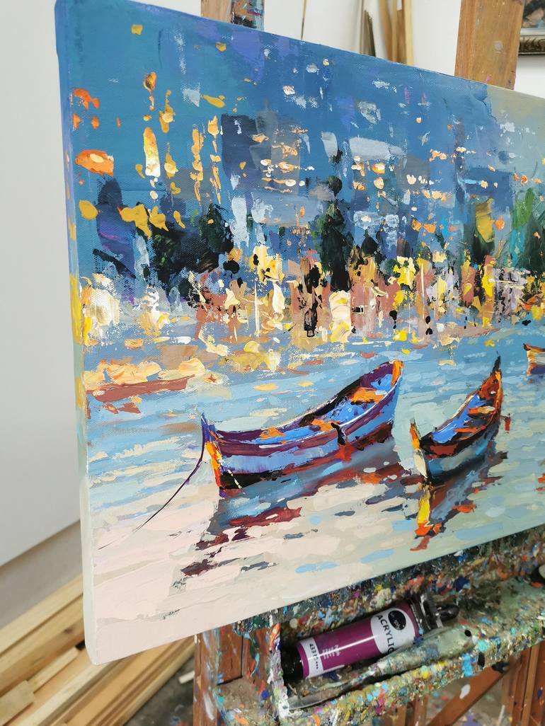 Original Seascape Painting by Dmitry Spiros