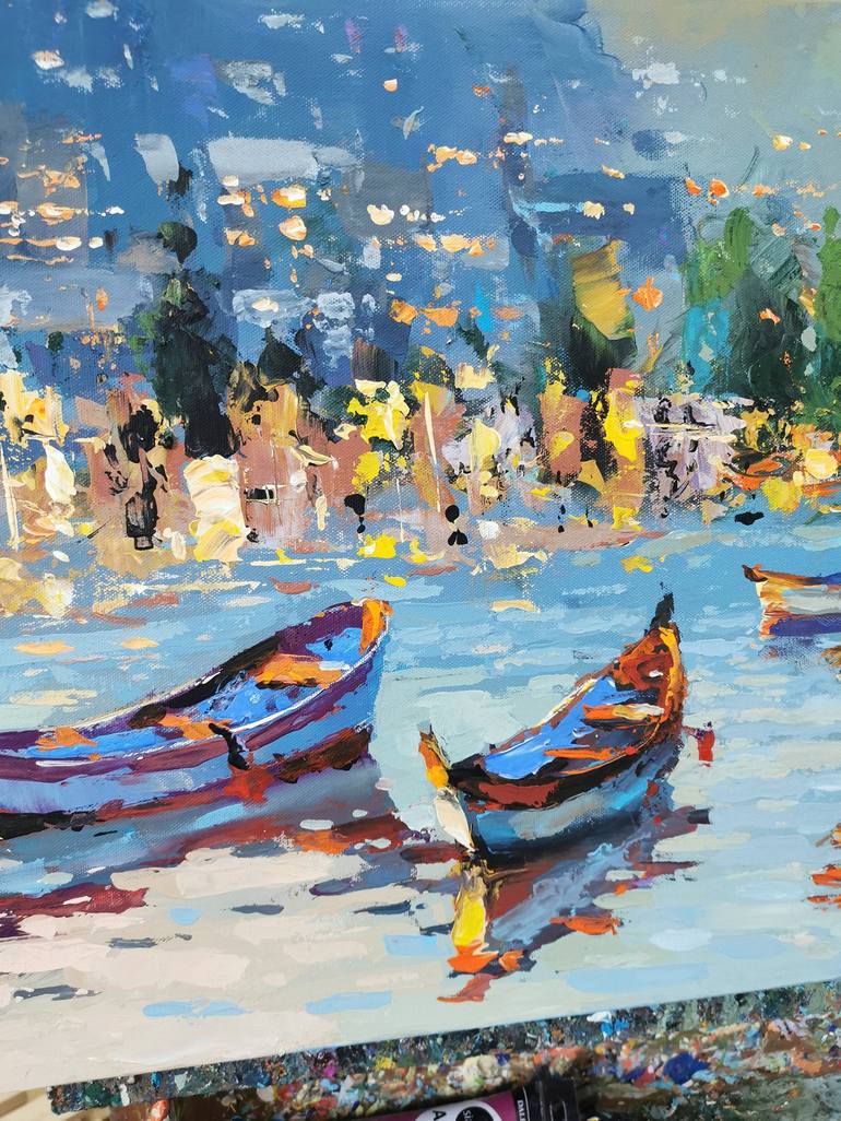 Original Contemporary Seascape Painting by Dmitry Spiros