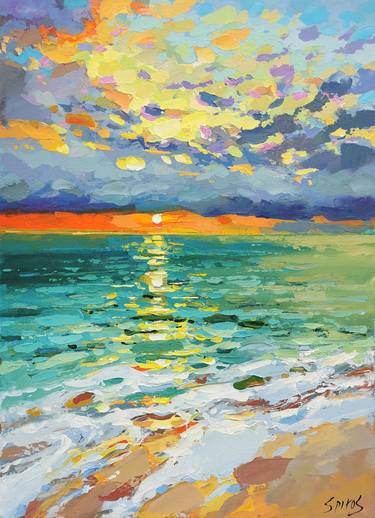 Original Expressionism Seascape Paintings by Dmitry Spiros