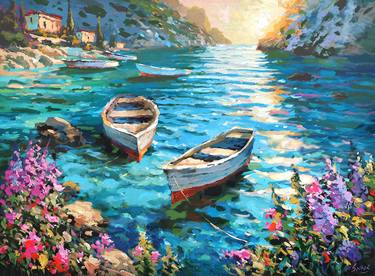 Original Contemporary Seascape Painting by Dmitry Spiros