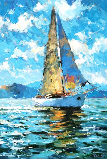 Original Expressionism Seascape Paintings by Dmitry Spiros