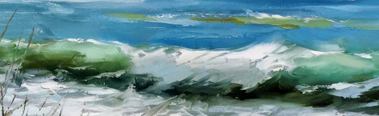 Original Abstract Expressionism Landscape Painting by Dmitry Spiros