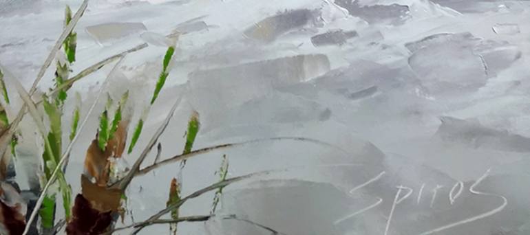 Original Abstract Expressionism Landscape Painting by Dmitry Spiros