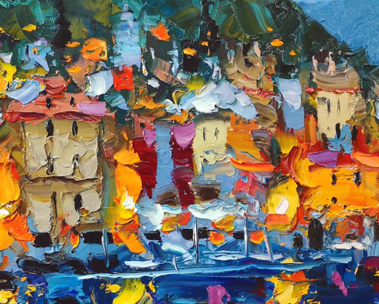 Original Expressionism Landscape Painting by Dmitry Spiros