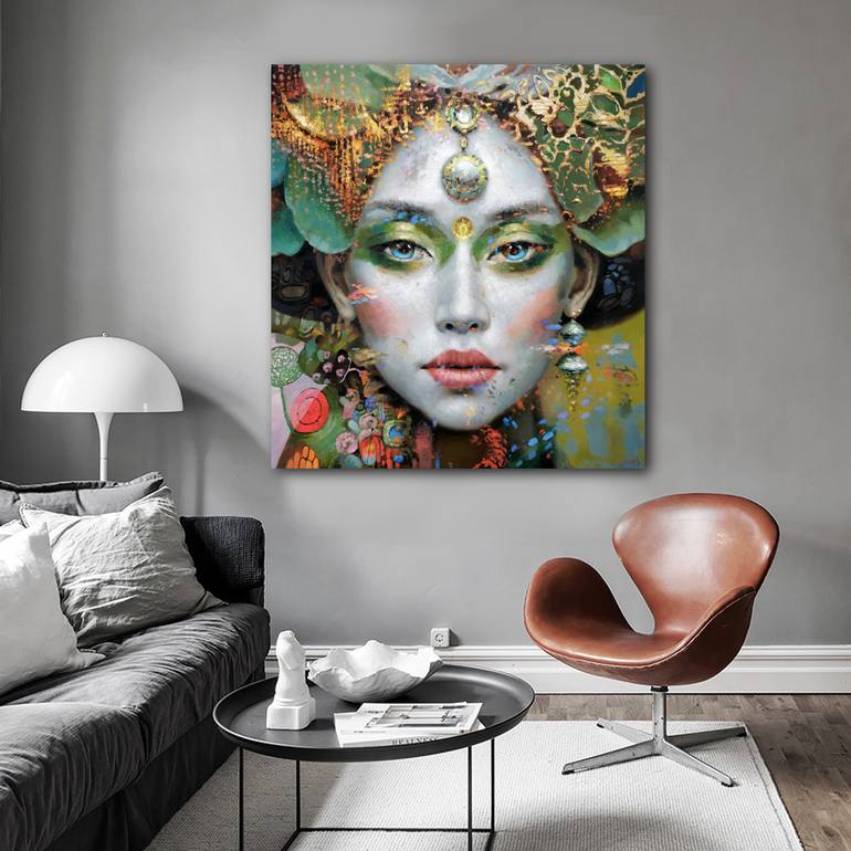 Original Abstract Expressionism Abstract Painting by Dmitry Spiros