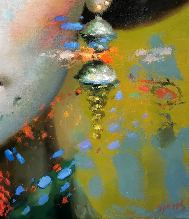 Original Abstract Expressionism Abstract Painting by Dmitry Spiros