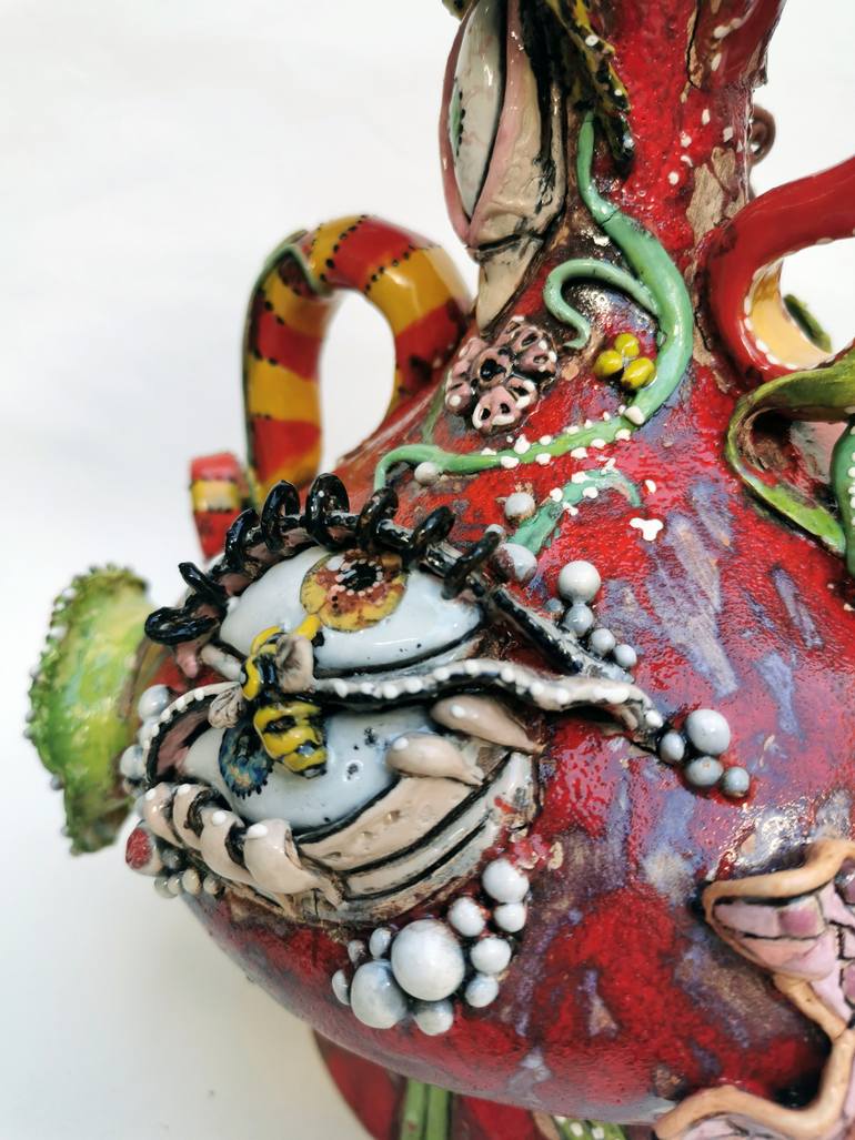 Original Abstract Expressionism Abstract Sculpture by Dmitry Spiros