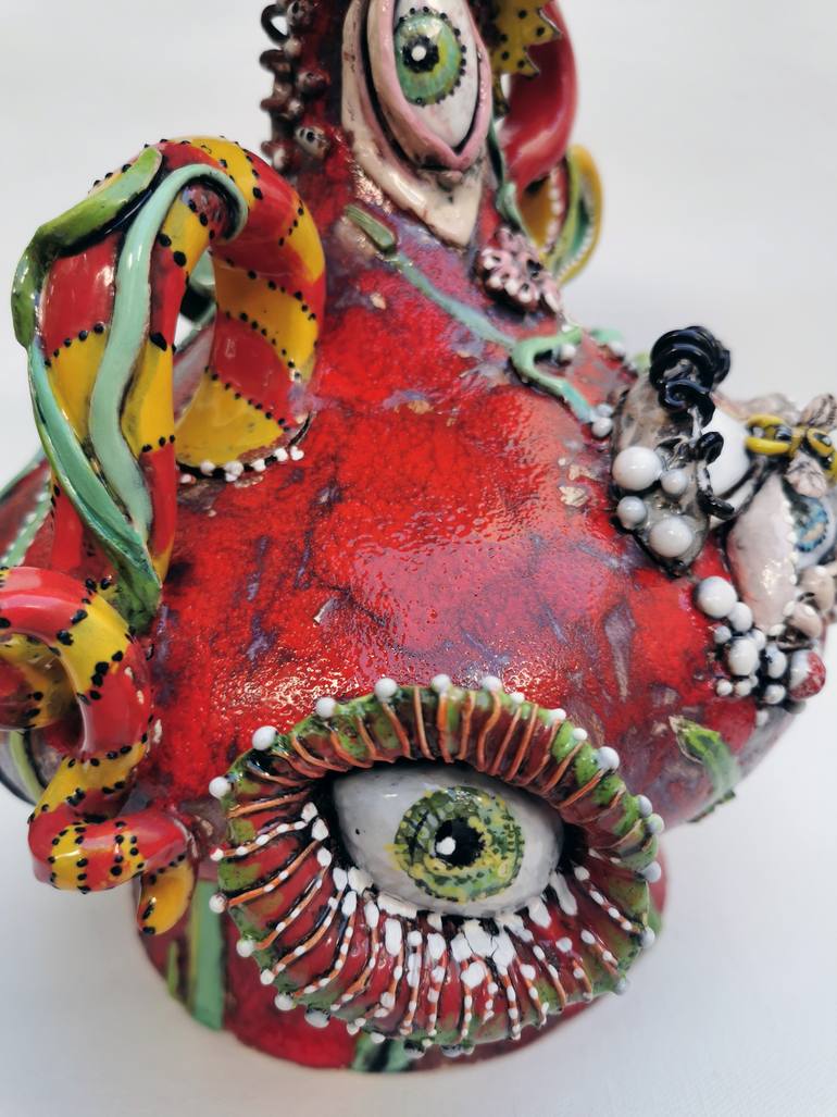 Original Abstract Expressionism Abstract Sculpture by Dmitry Spiros