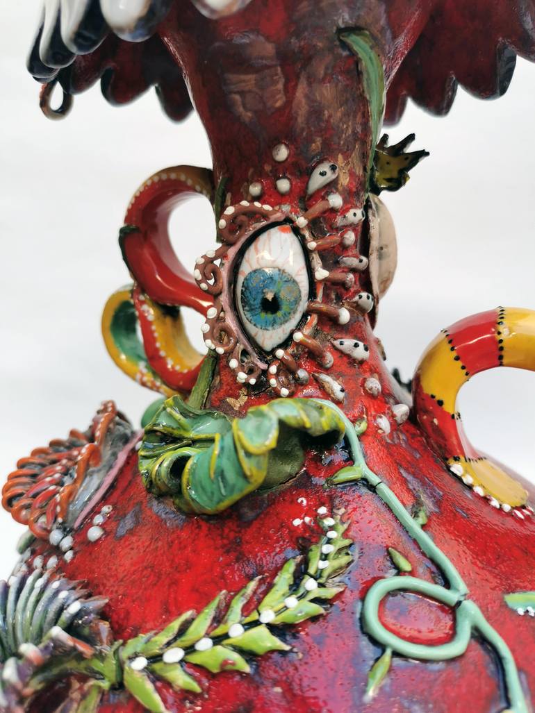 Original Abstract Expressionism Abstract Sculpture by Dmitry Spiros