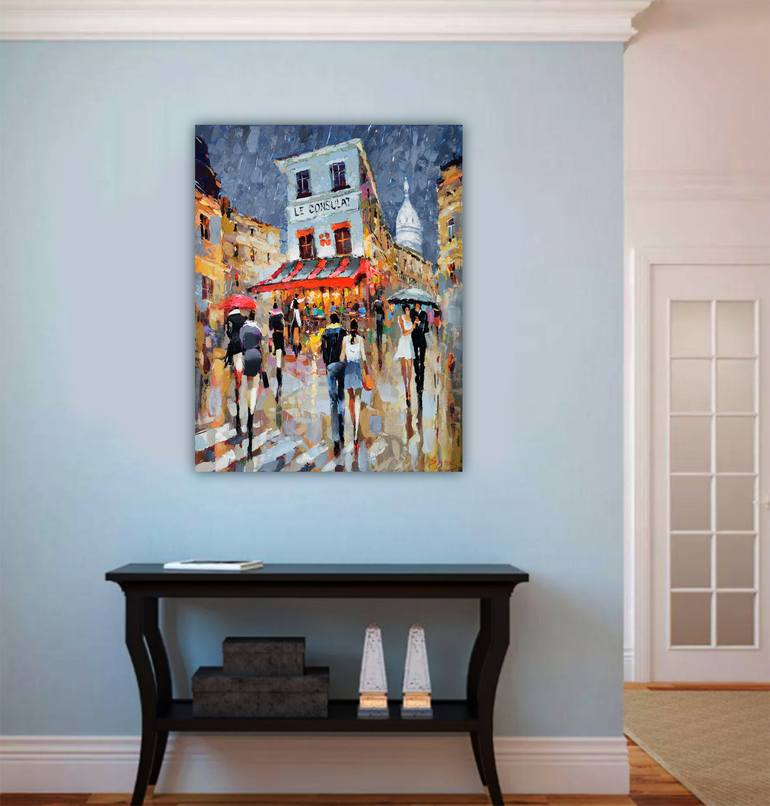 Original Contemporary Cities Painting by Dmitry Spiros