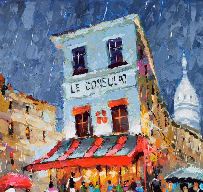 Original Contemporary Cities Painting by Dmitry Spiros