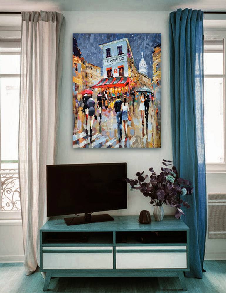 Original Contemporary Cities Painting by Dmitry Spiros