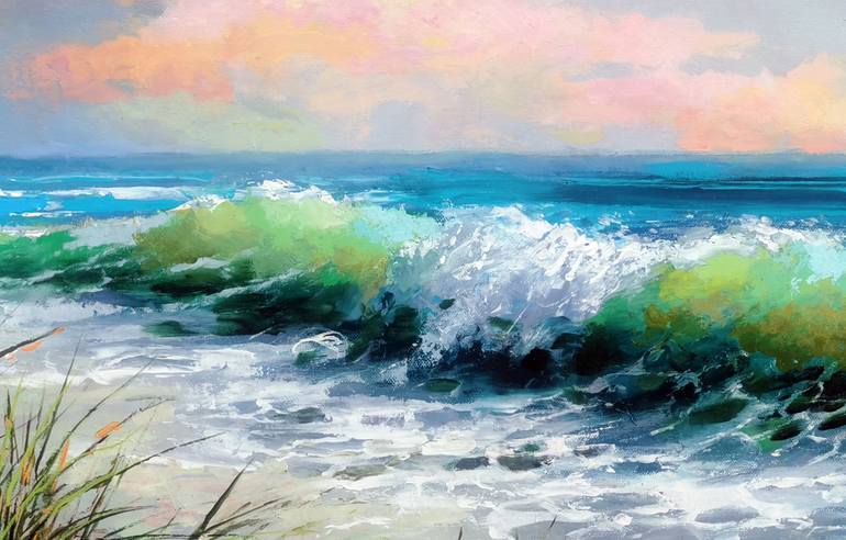 Original Contemporary Seascape Painting by Dmitry Spiros